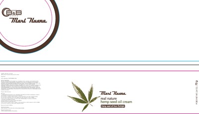Image Of Carton (Mari Huana Real Nature Hemp Seed Oil Cream Carton)